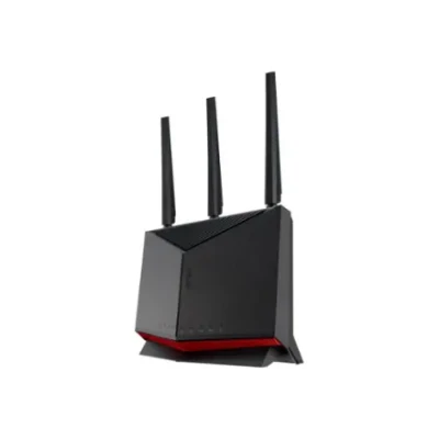 Wireless Wifi 7 Dual Band Gigabit Router  |  RT-BE86U  |  802.11be  |  6800 Mbit / s  |  Ethernet LAN (RJ-45) ports 5  |  Mesh Support Yes  |  MU-MiMO No  |  4G / 5G  |  Antenna type External / Internal  |  2