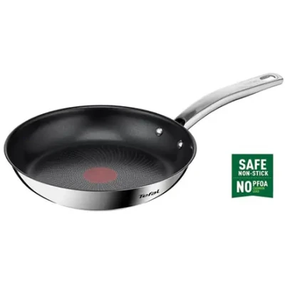 TEFAL  |  Frying Pan  |  B8170444 Intuition  |  Frying  |  Diameter 24 cm  |  Suitable for induction hob  |  Fixed handle  |  Black