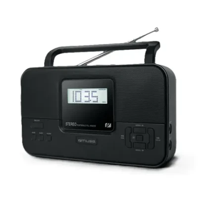 Muse Stereo Portable Radio  |  M-087 MB PLL  |  AUX in  |  FM radio  |  Headphone out