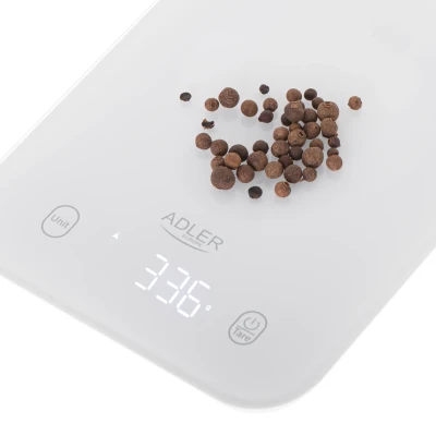 Adler Kitchen Scale  |  AD 3181w  |  Graduation 1 g  |  Display type LED  |  White
