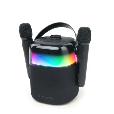 Muse Караоке-колонка  |  M-530 KA  |  30 Вт  |  Bluetooth  |  Черная  |  Портативная  |  Беспроводное соединение