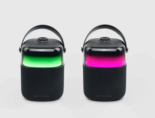 Muse Караоке-колонка  |  M-530 KA  |  30 Вт  |  Bluetooth  |  Черная  |  Портативная  |  Беспроводное соединение