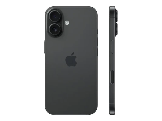 Apple iPhone 16  |  Чёрный  |  6.1 "  |  Super Retina XDR  |  2556 x 1179 пикселей  |  A18  |  Оперативная память 8 ГБ  |  128 ГБ  |  Двойная SIM-карта  |  4G  |  5G  |  Разрешение основной камеры 48+12 МП  |  Разрешение фронтальной камеры 12 МП  |  iOS  