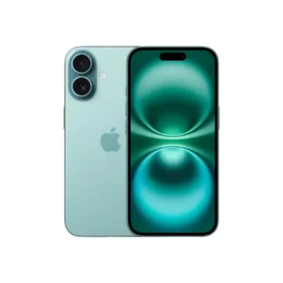 Apple iPhone 16  |  Бирюзовый  |  6.1 "  |  Дисплей Super Retina XDR  |  2556 x 1179 пикселей  |  A18  |  Оперативная память 8 ГБ  |  128 ГБ  |  Двойная SIM-карта  |  4G  |  Разрешение основной камеры 48+12 МП  |  Разрешение фронтальной камеры 12 МП  |  i