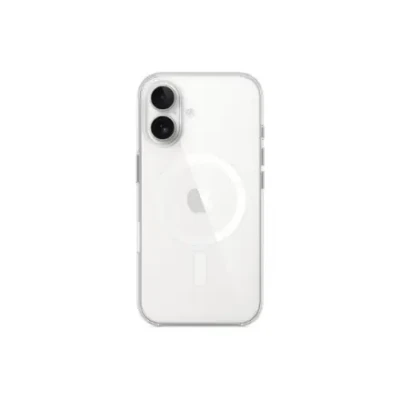 Apple vāciņš ar MagSafe  |  Apple  |  iPhone 16  |  Polikarbonāts  |  Caurspīdīgs