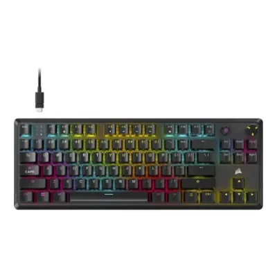 Corsair K70 CORE TKL  |  Tenkeyless Mechanical Gaming Keyboard  |  Wired  |  NA  |  Black  |  0.973 g  |  MLX RED
