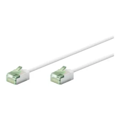Патч-кабель Goobay 74357 Ultra-Flexible CAT 8.1, Slim, U / FTP, 0.15 м, Белый  |  Goobay