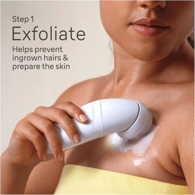 Braun  |  Epilator  |  Silk-épil SE7-081  |  Operating time (max) 40 min  |  Number of power levels 1  |  Wet & Dry  |  White