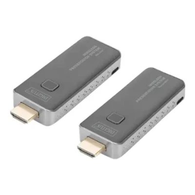 Digitus Click and Present Mini, Wireless Presentation System  |  DS-55319  |  Black