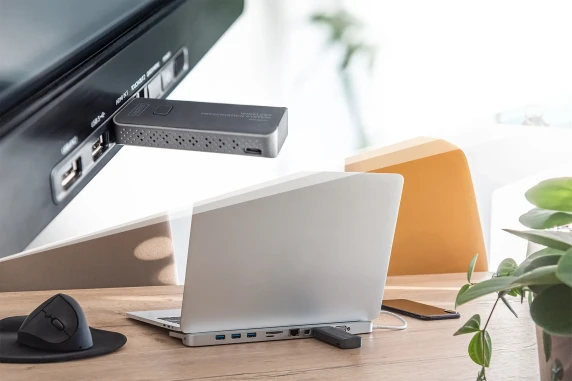 Digitus Click and Present Mini, Wireless Presentation System  |  DS-55319  |  Black
