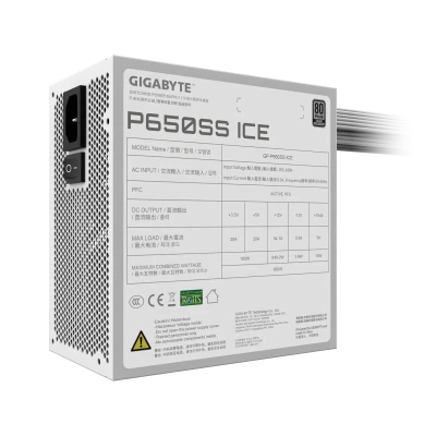 Gigabyte PSU  |  GP-P650SS ICE GEU1  |  650 W