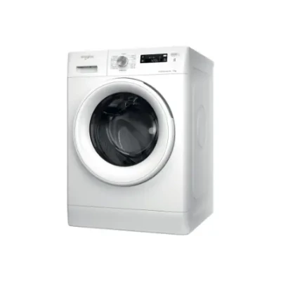 Whirlpool Washing machine  |  FFS 7469 W EE  |  Energy efficiency class A  |  Front loading  |  Washing capacity 7 kg  |  1400 RPM  |  Depth 57.5 cm  |  Width 59.5 cm  |  Display  |  LED  |  White