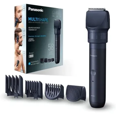 Panasonic Beard, Hair Trimmer  |  MultiShape ER-CKN1-PAC1  |  Cordless  |  Wet & Dry  |  Number of length steps 39  |  Black
