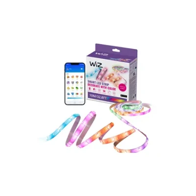 WiZ Smart WiFi RGBIC LED strip, 10m  |  17.9 W  |  RGB