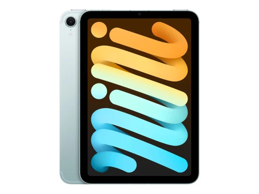 Apple  |  iPad mini Wi-Fi + Cellular  |  8.3 "  |  Blue  |  IPS  |  2266 x 1488 pixels  |  Apple A17 Pro  |  256 GB  |  3G  |  4G  |  5G  |  Wi-Fi  |  Front camera  |  12 MP  |  Rear camera  |  12 MP  |  Bluetooth  |  5.3  |  iPadOS  |  USB-C charging cab