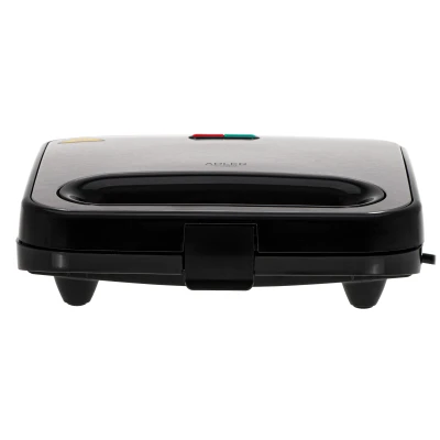 Adler Sandwich Maker  |  AD 3076  |  1000 W  |  Number of plates 1  |  Black / Silver