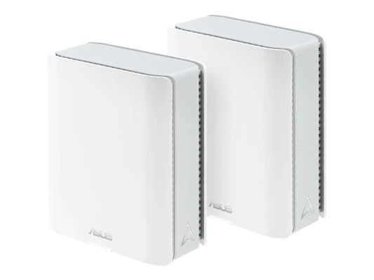 Asus  |  Tri-band WiFi 7 Smart AiMesh Extendable Router  |  ZenWiFi BT8 (2pk)  |  802.11be  |  14000 Mbit / s  |  Ethernet LAN (RJ-45) ports 4  |  Mesh Support Yes  |  MU-MiMO Yes  |  4G / 5G  |  Antenna type Internal  |  1
