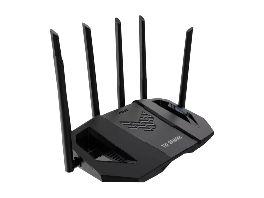 ASUS TUF Gaming BE6500 Gaming Router  |  Wi-Fi 7  |  AiMesh  |  4× RJ-45  |  MU-MIMO