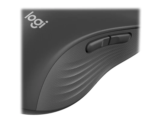 Logitech Signature M650 L Kreiso bezvadu pele, RF bezvadu + Bluetooth, 2000 DPI, grafīta krāsa  |  Logitech