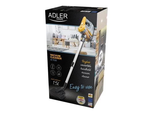 Adler Vacuum Cleaner  |  AD 7036  |  Corded operating  |  Handheld  |  800 W  |  220-240 V  |  Operating radius 6 m  |  White  |  Warranty 24 month(s)