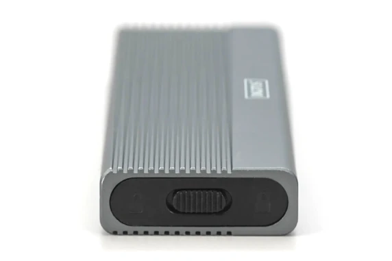 Digitus USB M.2 hard disk enclosure, SSD, external, NVMe + SATA, 10Gbps (NVMe) 6 Gbps (SATA), USB3.1 Gen2  |  DA-71156