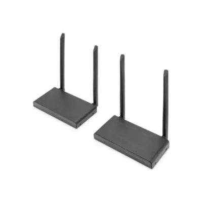 Digitus 4K Wireless HDMI KVM Extender Set, 150 m  |  DS-55328  |  Black