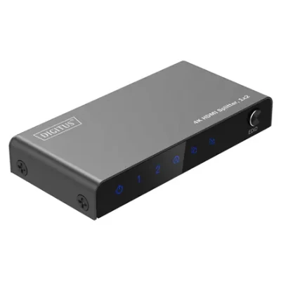 Digitus 4K HDMI Splitter, 1x2  |  DS-55336  |  Black