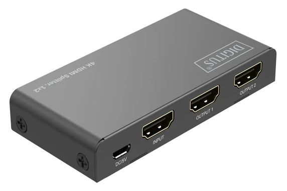 Digitus 4K HDMI Splitter, 1x2  |  DS-55336  |  Black