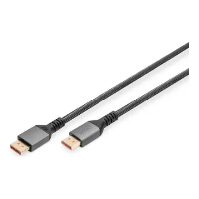 Digitus 16K DisplayPort Connection Cable, Version 2.1, 80G  |  DisplayPort  |  1 m