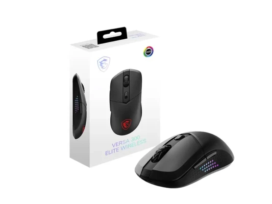 MSI Gaming Mouse  |  VERSA 300 ELITE WIRELESS  |  Wireless  |  2.4 GHz, Bluetooth 5.3, USB 2.0