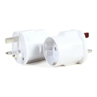 Cablexpert AC power adapter, EU Schuko socket to UK plug, 13 A  |  A-AC-EUFUKM-01  |  Power adapter
