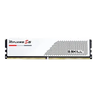 G.Skill  |  Ripjaws S5 White  |  32 GB (2x16 GB)  |  DDR5  |  6000 MHz  |  CL30
