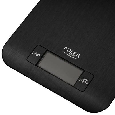Adler Kitchen Scale  |  AD 3183b  |  Graduation 1 g  |  Black