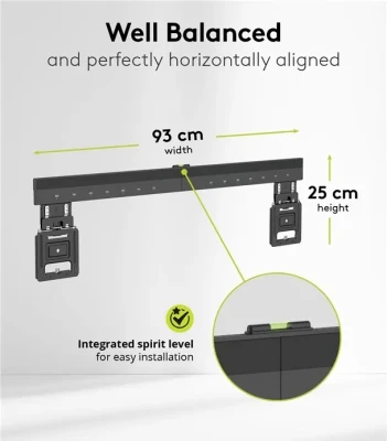 Goobay Wall mount  |  Ultraslim TV Wall Mount Basic FIXED (XL)  |  43-100 "  |  Black