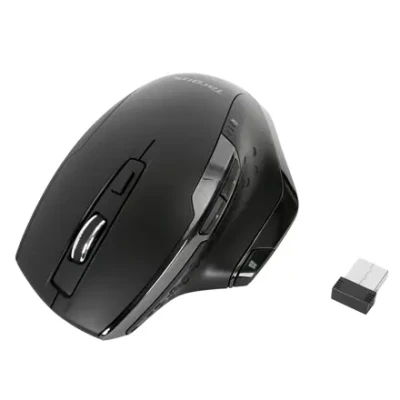 Targus  |  Antimicrobial Ergo Mouse  |  AMW584GL  |  Wireless  |  2.4 Ghz  |  Black