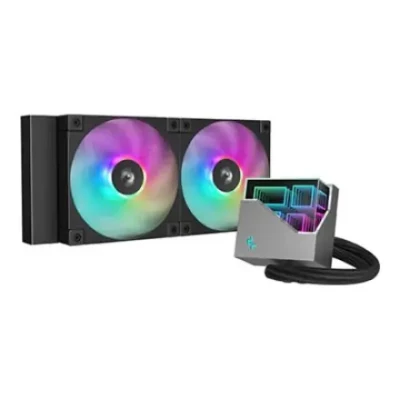 Deepcool  |  LT240 ARGB  |  Liquid CPU Cooler  |  Intel & AMD  |  Black