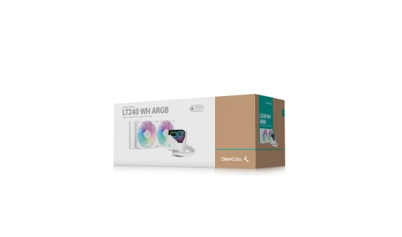 Deepcool  |  LT240 WH ARGB  |  Šķidruma CPU dzesētājs  |  Intel & AMD  |  Balts