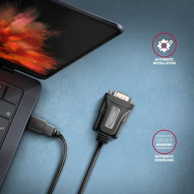 AXAGON USB - Seriālais uzlabotais aktīvais adapteris  |  ADS-1PQN