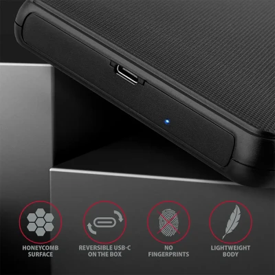 AXAGON Screwless USB 3.2 Gen 1 - SATA 6G external box for 2.5" SSD / HDD  |  EE25-SLC
