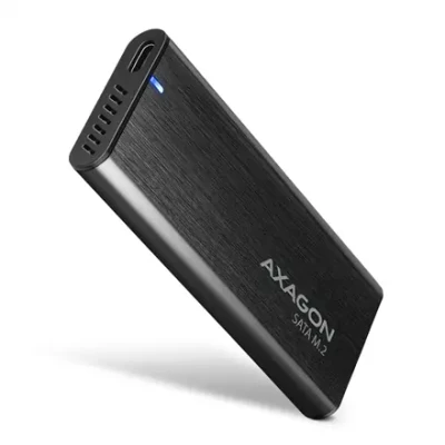 AXAGON External USB-C 3.2 Gen 2 metal box for M.2 SATA SSD disks  |  EEM2-SBC