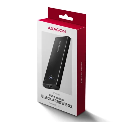 AXAGON External USB-C 10Gbps metal box for M.2 NVMe SSD disks  |  EEM2-UB2