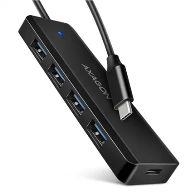 AXAGON Travel four-port USB-C 5Gbps hub  |  HUE-C1C