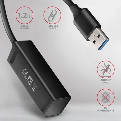 AXAGON Miniature metal four-port USB 3.2 Gen 1 hub  |  HUE-M1AL