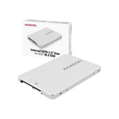 AXAGON Internal 2.5" box with SATA interface for M.2 SATA SSD  |  RSS-M2SD