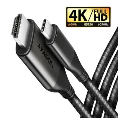 AXAGON  |  Active converter  |  USB-C to HDMI  |  1.8 m
