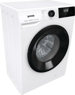 Gorenje  |  Washing Machine  |  W11NHPI84AS  |  Energy efficiency class A  |  Front loading  |  Washing capacity 8 kg  |  1400 RPM  |  Depth 54 cm  |  Width 60 cm  |  Display  |  LED  |  Steam function  |  White