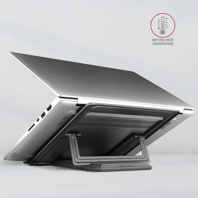AXAGON  |  Klēpjdatora statīvs STND-L  |  Augstuma regulēšana  |  10-16 "  |  Melns