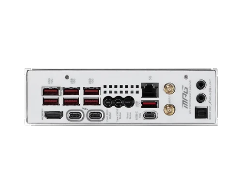 MSI MPG Z890I EDGE TI WIFI  |  Procesoru ģimene Intel  |  Procesoru ligzda LGA1851  |  Atbalstītās cietā diska interfeisi SATA, M.2  |  SATA savienotāju skaits 2
