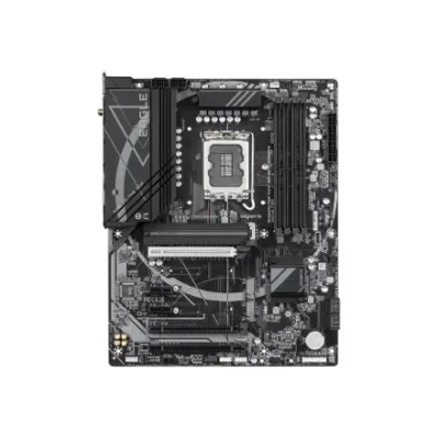 Gigabyte Z790 EAGLE AX  |  Семейство процессоров Intel  |  Разъем процессора LGA1700  |  DDR5 DIMM  |  Поддерживаемые интерфейсы жесткого диска SATA, M.2  |  Количество SATA-разъемов 4