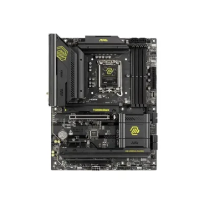 MSI MAG B860 TOMAHAWK WIFI  |  Processor family Intel  |  Processor socket LGA1851  |  DDR5  |  Supported hard disk drive interfaces SATA, M.2  |  Number of SATA connectors 4
